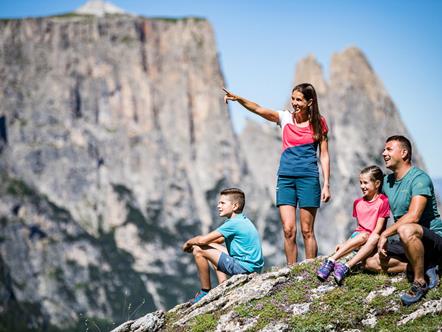 A scoperta nel parco naturale Schlern-Rosengarten con i bambini