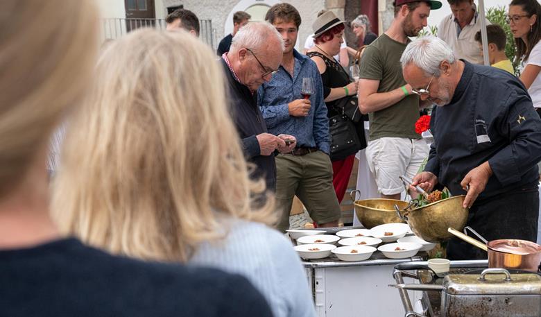 „Völser Dorfkuchl“ (street food) a Fiè allo Sciliar