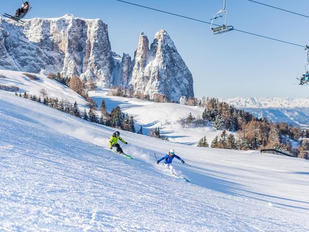 Skiing fun on 181 km of ski slopes